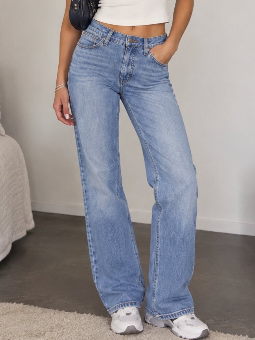 Madewell Women's Jeans Size 26 Light Wash Blue Straight Leg Denim